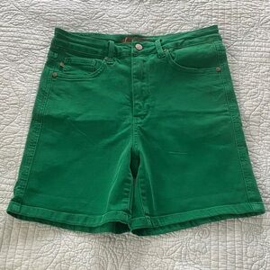 Judy Blue Vibrant Green Jean Shorts